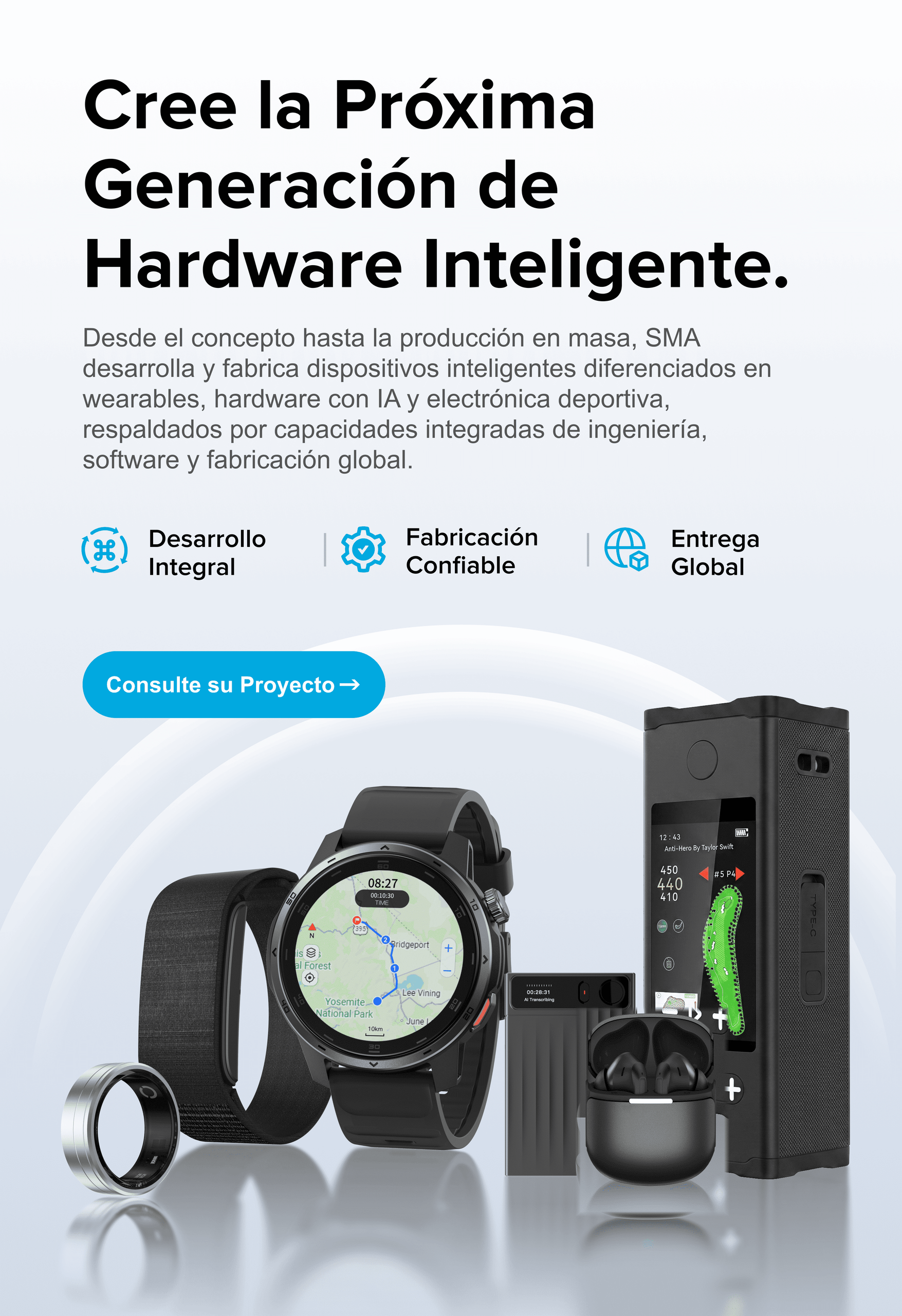 Fabricante hardware inteligente wearables oem odm smawatch movil scaled