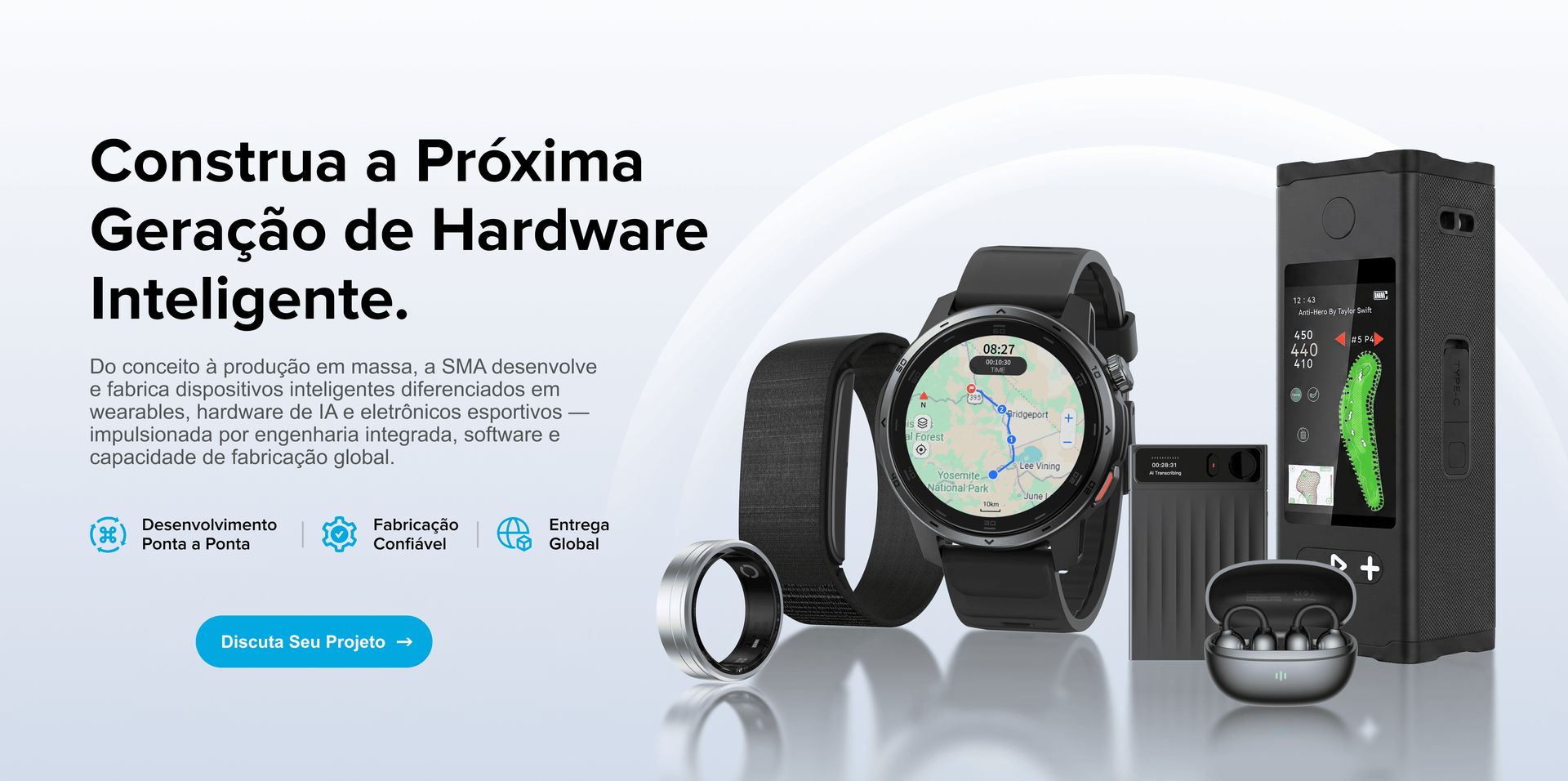 fabricante wearables inteligentes oem odm smawatch