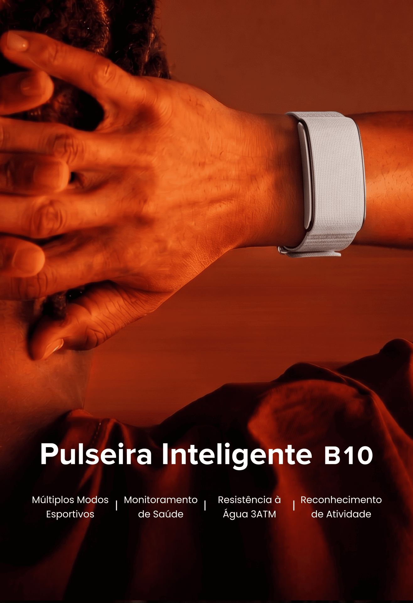 pulseira inteligente b10 smartband oem mobile