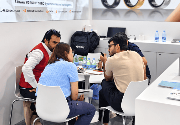 Global distributors reviewing our 2027 smart glasses and Bluetooth earphones roadmap