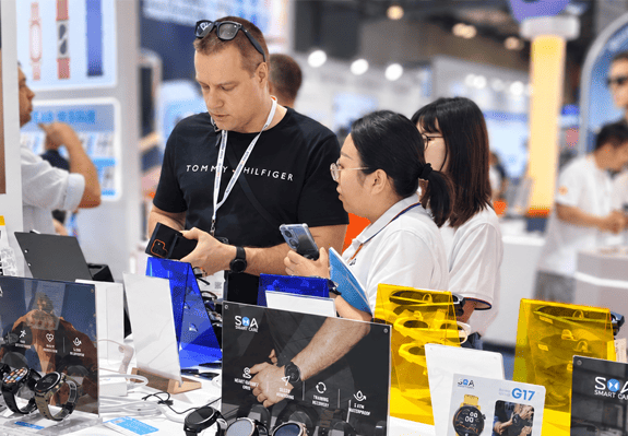 Our wireless Bluetooth earphones and TWS audio lineup displayed at Booth 5A19