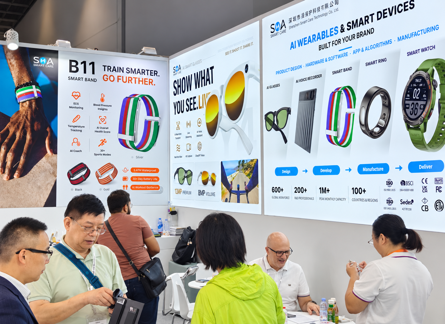 Global B2B buyers visiting our Booth 5A19 at Global Sources Mobile Electronics Hong Kong 2026