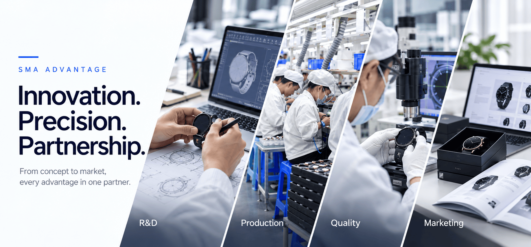 smawatch oem odm manufacturing advantage rd to market
